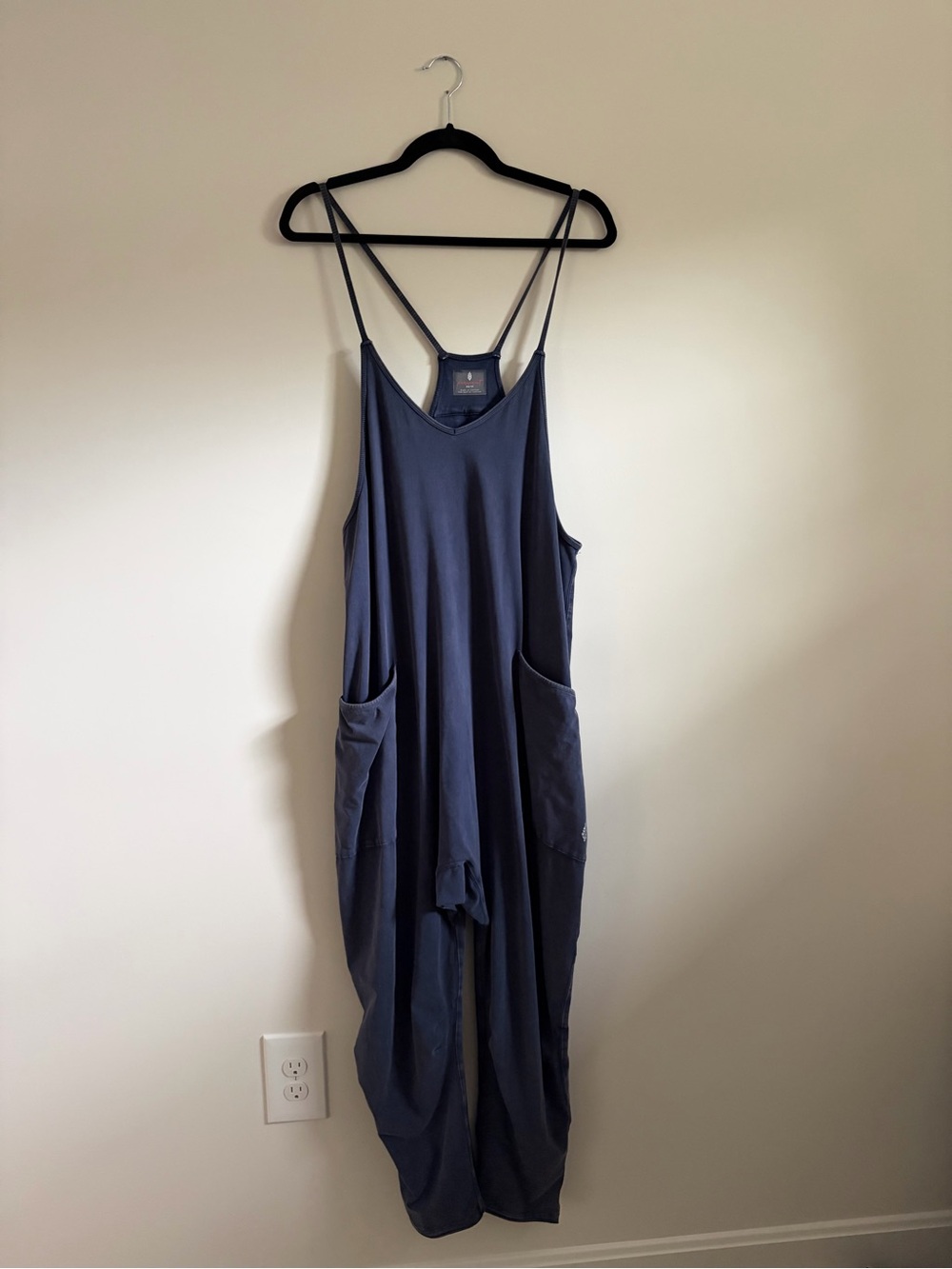 Free People Movement Hot Shot Onesie Navy Blue XS